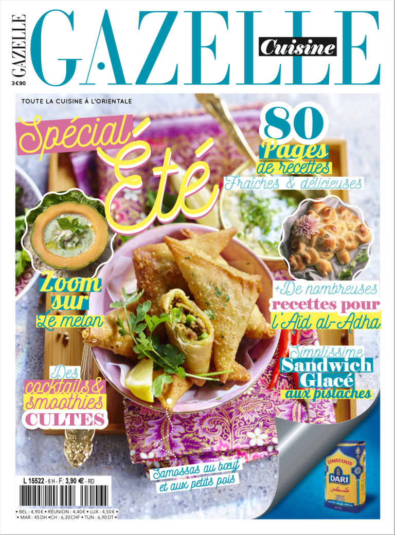 Campagne publicitaire pour Mosaïque dans les magazines Gazelle, Gazelle Cuisine et Ras el Hanout